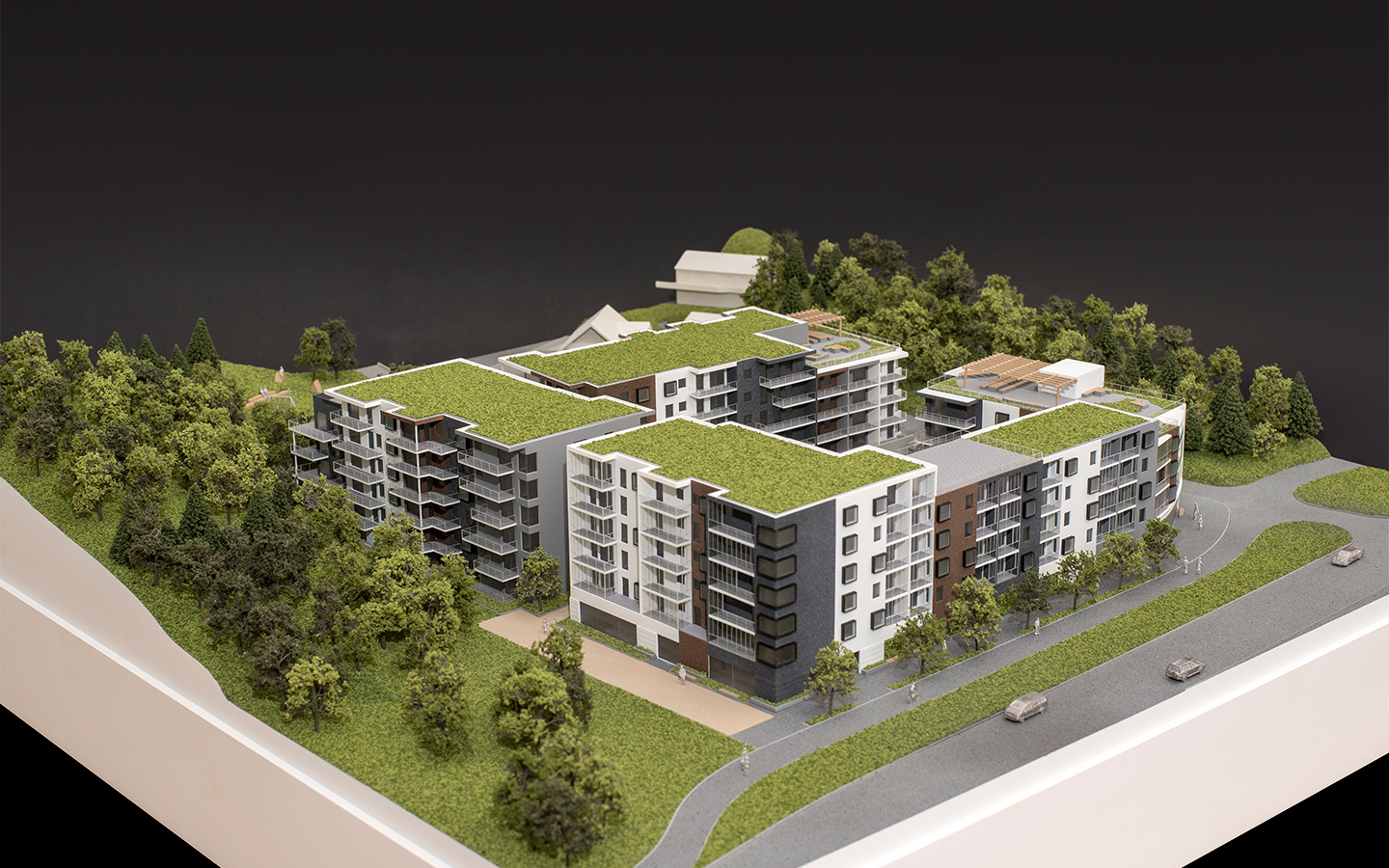 Architectural model marketing presentation realistic scale 200