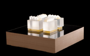 Architectural model conceptual wood scale 500