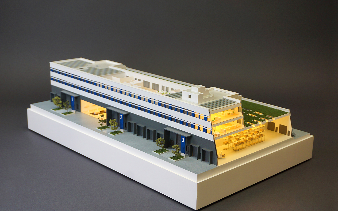 Architectural model marketing presentation realistic scale 150 expo real