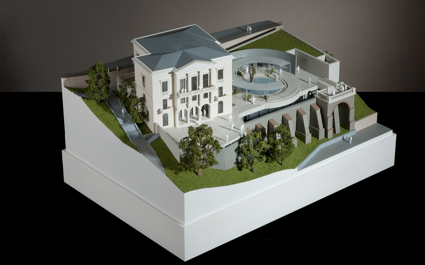 Architectural model marketing presentation realistic scale 100